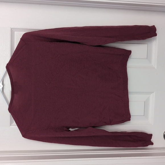 SOLD Ann Taylor sweater cardigan vintage Italian Merino Wool size S - Picture 3 of 10